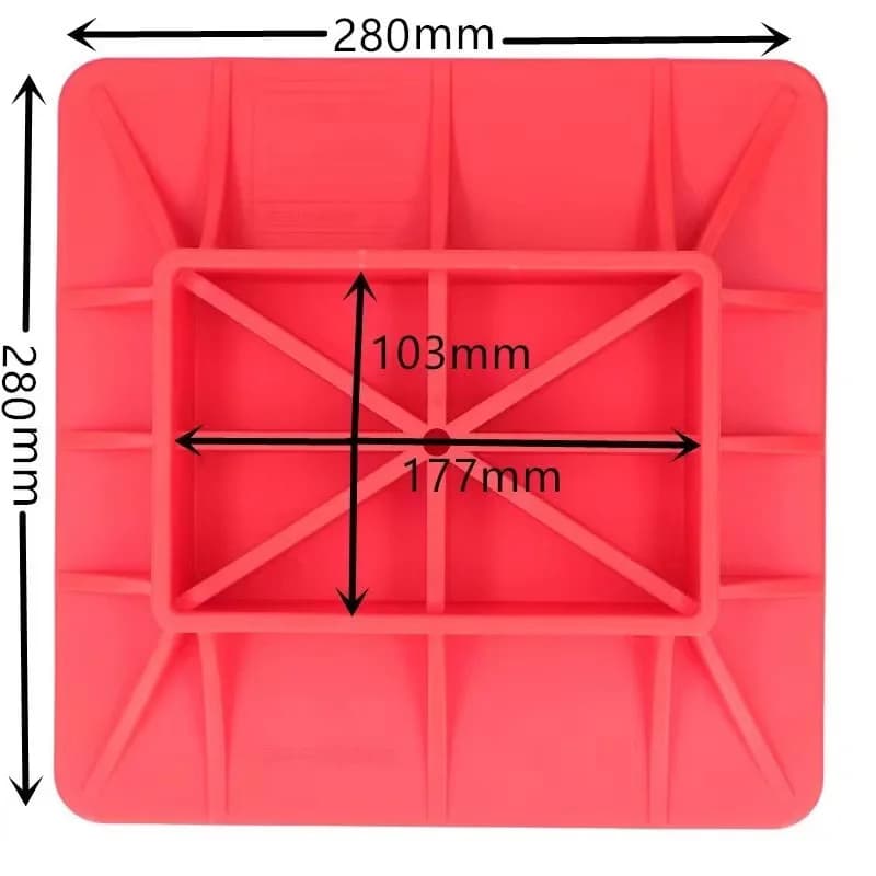 قاعدة عمود تسلق القرد قاعدة رافعة قاعدة سقف المزارع حامل إنقاذ للطرق الوعرة لوحة دعم رافعة رفع عالي للطرق الوعرة - 2
