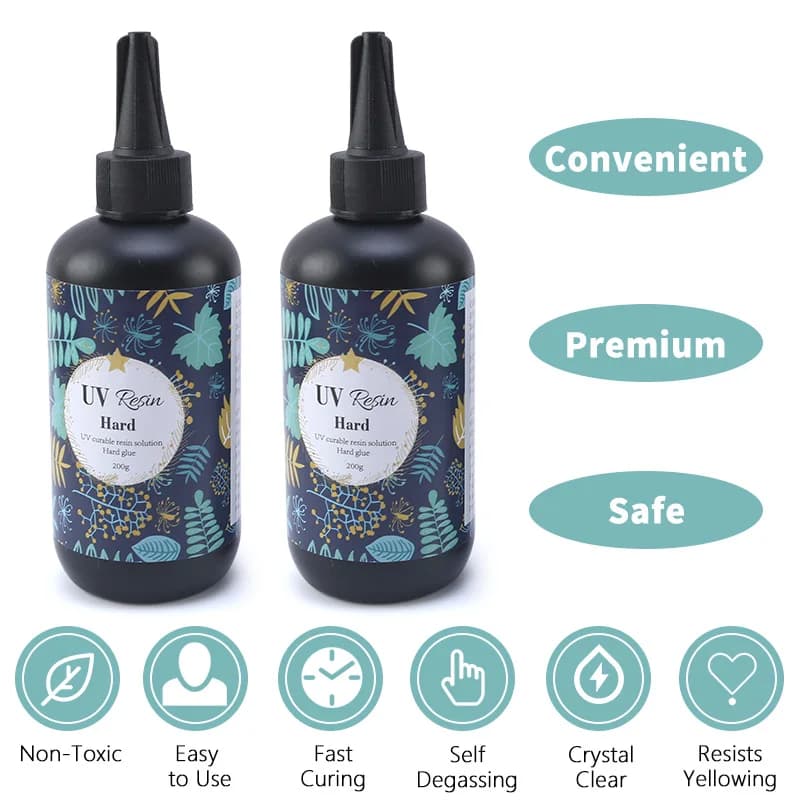 مجموعة قوالب سيليكون شاملة مع راتنج إيبوكسي شفاف 1:1 لمستلزمات ديكور المكتب والمنزل والحرف اليدوية وصناعة المجوهرات - 4