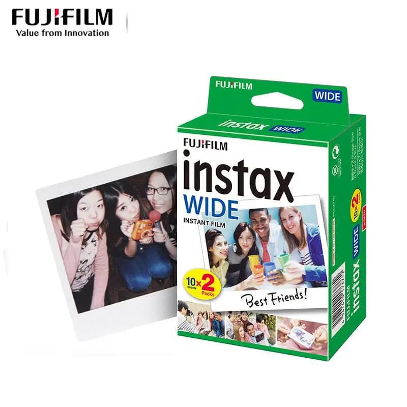 Fujifilm Photo Paper Instax Wide Photo Paper  Photo Paper 5 inch Wide Edge Film Double Pack WIDE Format Wide300 210 200Dedicated - 2