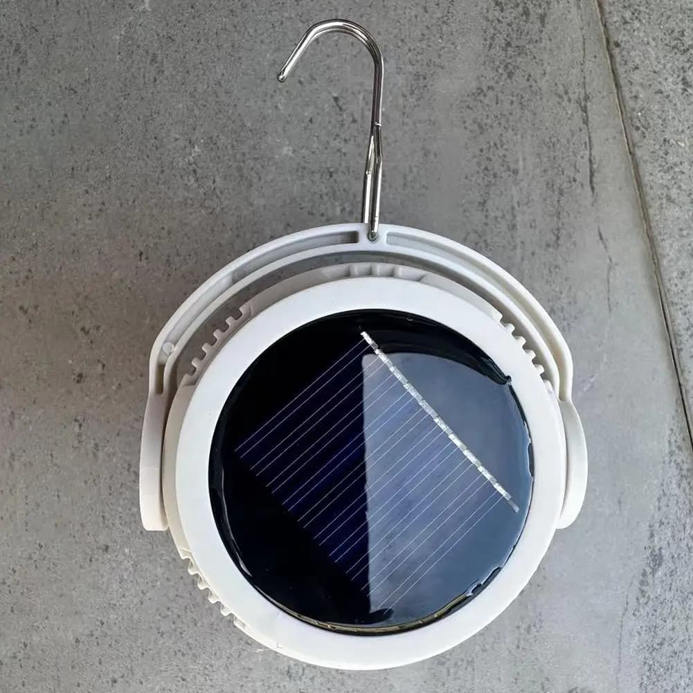 Outdoor Solar Camping Light Rechargeable LED Camping Light COB with Digital Display for Mountain Camping - 6