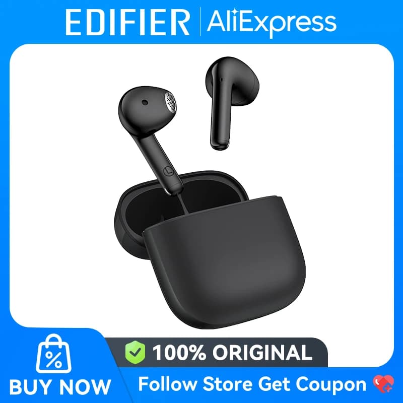 Edifier X2 Plus True Wireless Earbuds TWS Bluetooth Earphone Bluetooth V6.0 70ms Low Latency 35Hrs Playtime IP54 Waterproof