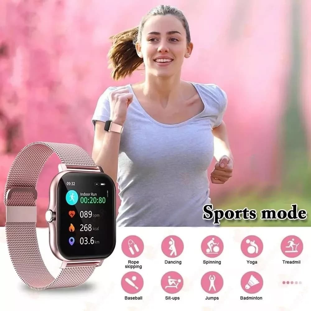 ساعة لاكساسفيت الذكية 2026 الجديدة - بلوتوث، شاشة لمس كاملة، مراقبة معدل ضربات القلب، رياضة ولياقة، هدية مثالية للرجال والنساء - 4