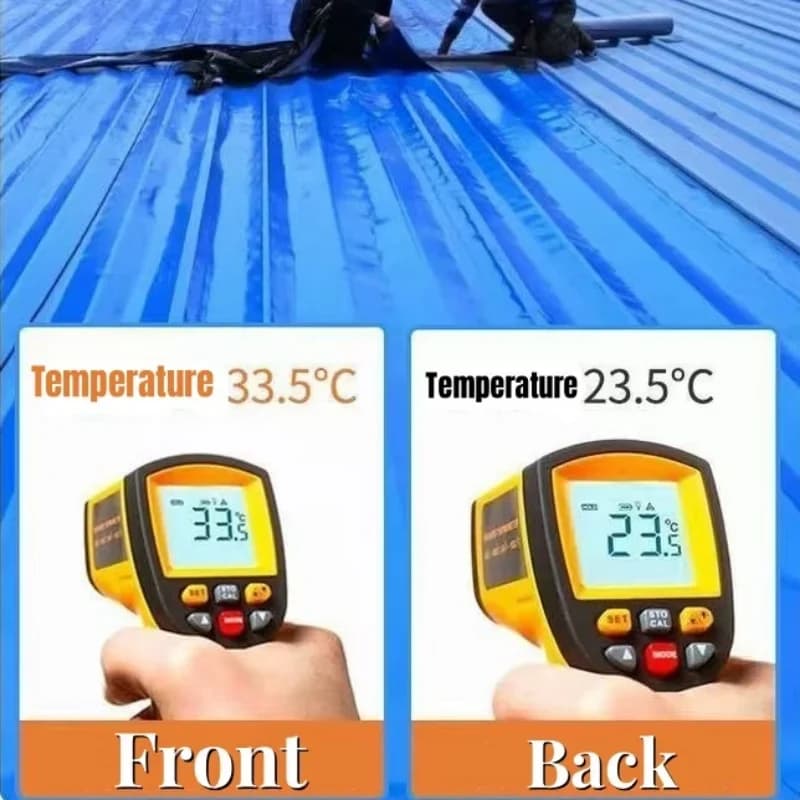 شريط عازل لتسرب السقف بطول 5 أمتار، ذاتي اللصق، غشاء عازل للماء، عزل حراري، مقاوم لتشققات الجدران، أداة إصلاح، أشرطة لاصقة من البولي إيثيلين - 4