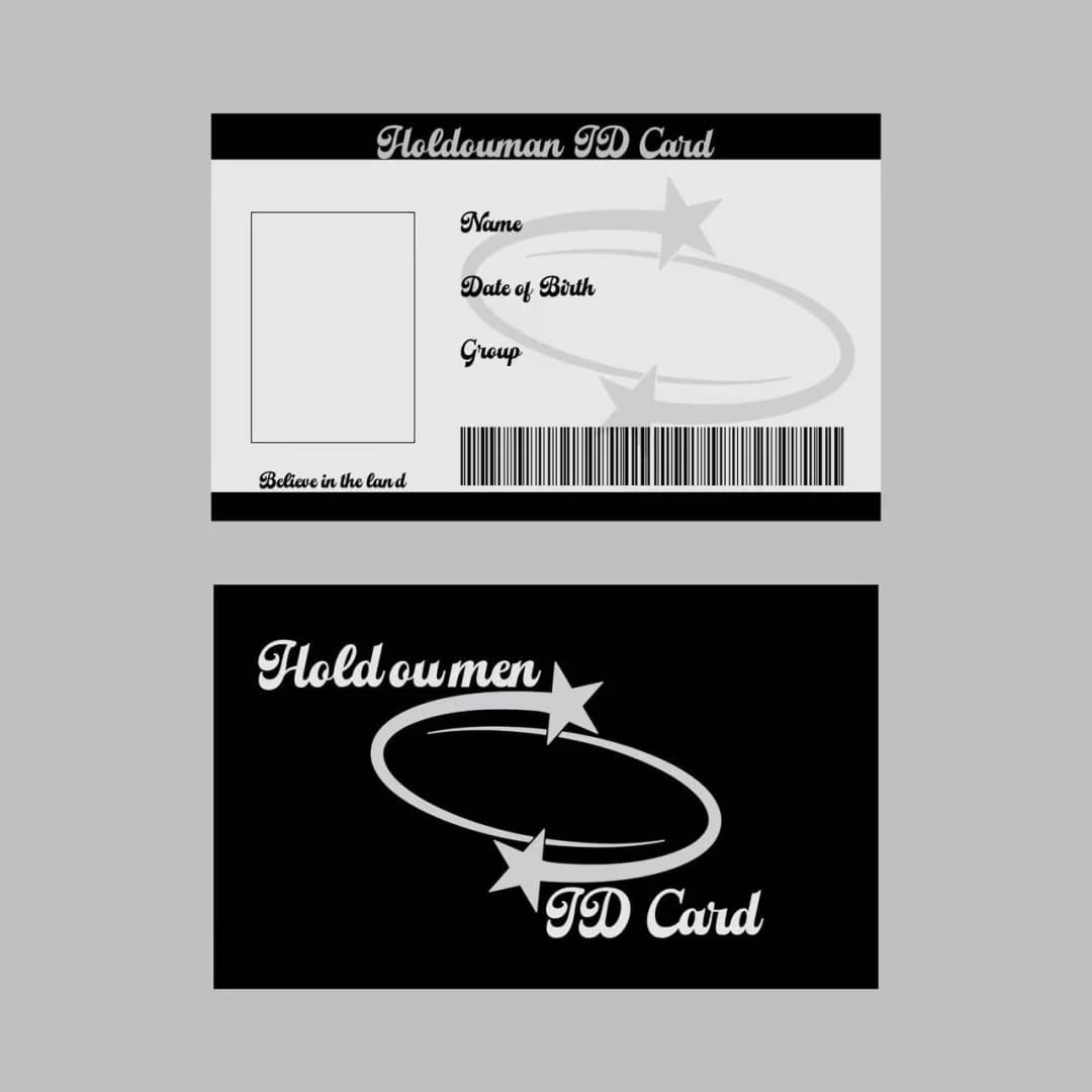 Waterproof PVC custom ID work card, customized, free design, rounded corner treatment, thickness 0.76mm - 5