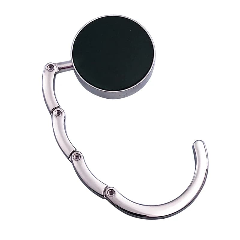 حامل حقائب قابل للطي مع شعار مخصص، خطاف حقائب يد للطاولة، حامل حقائب محمول للسفر - 4