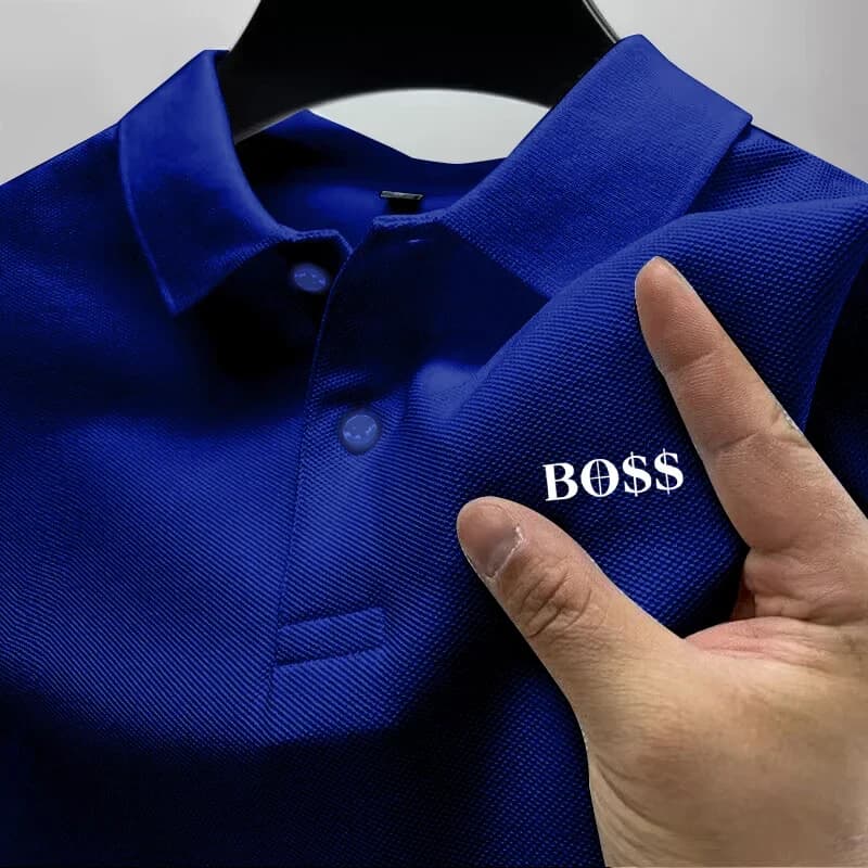 Men's Short Sleeve Polo Shirt, Quick Dry, Breathable, Casual, Stylish, Business, Sports, Summer, High, New, 2025 - 5