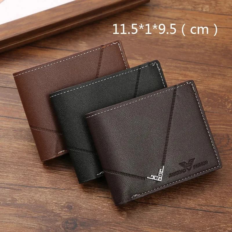 Slim Leather Wallet for Men RFID Blocking Bifold Front Pocket Wallet Minimalist Credit Card Holder Cash Money Clip - 6