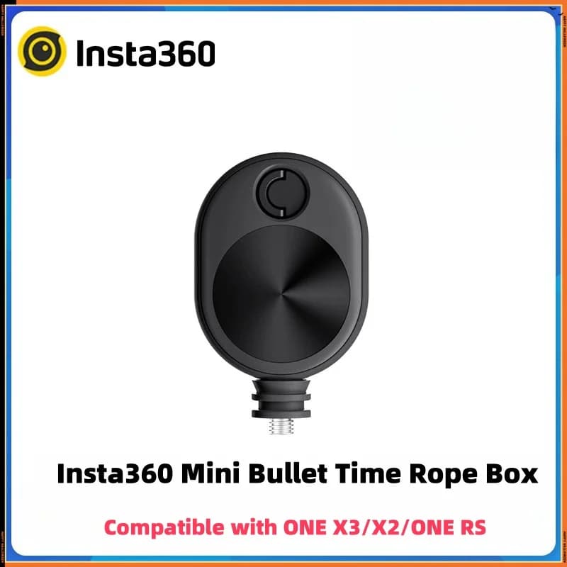 حبل وقت الرصاصة ميني من Insta360 | متوافق مع ONE X3/X2/ONE RS | الأصلي الرسمي | بحجم الجيب | سهل الاستخدام - 3