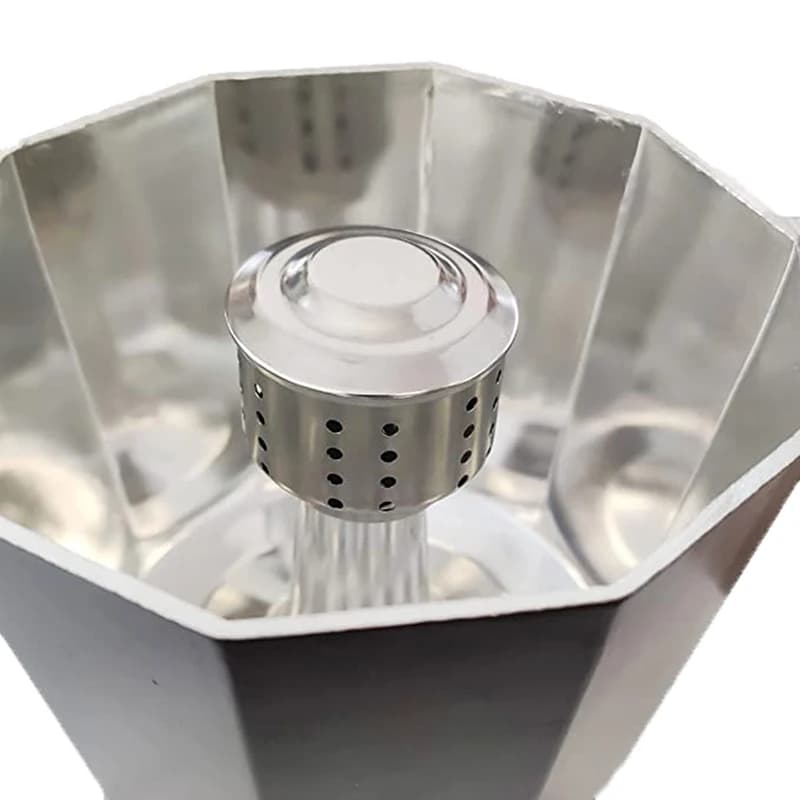 1Pc Stainless Steel Universal Moka Pot Stovetop Espresso Aluminum Coffee Maker Accessories Anti-Splash Valve Cover - 4