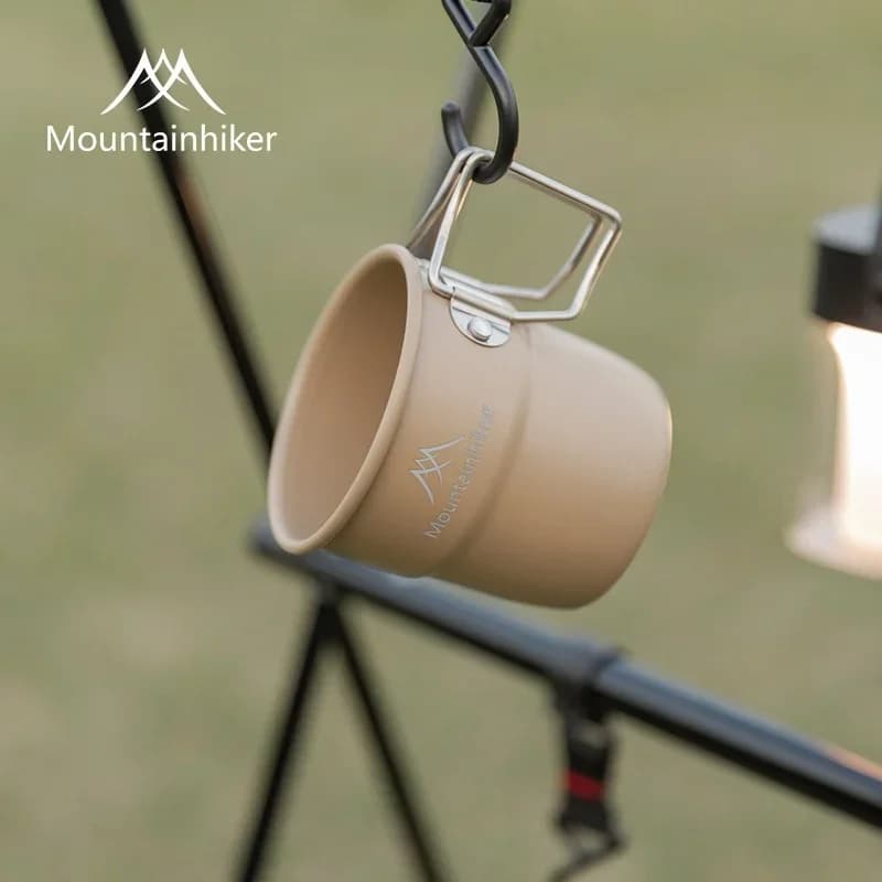 Mountainhiker Camping Cups Aluminum Cups Travel Cutlery Picnic Utensils Outdoor Gear Travel Cooking Sets Cookware Hiking - 2