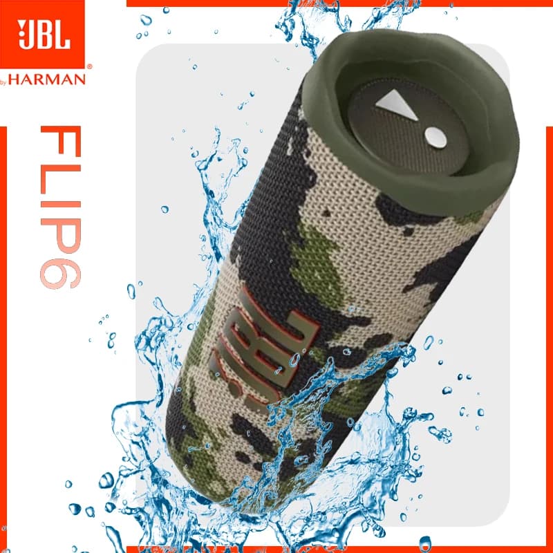 JBL Flip 6 Portable Wireless Bluetooth Speaker - Rugged Waterproof with Enhanced Sound And Independent Tweeters - 4