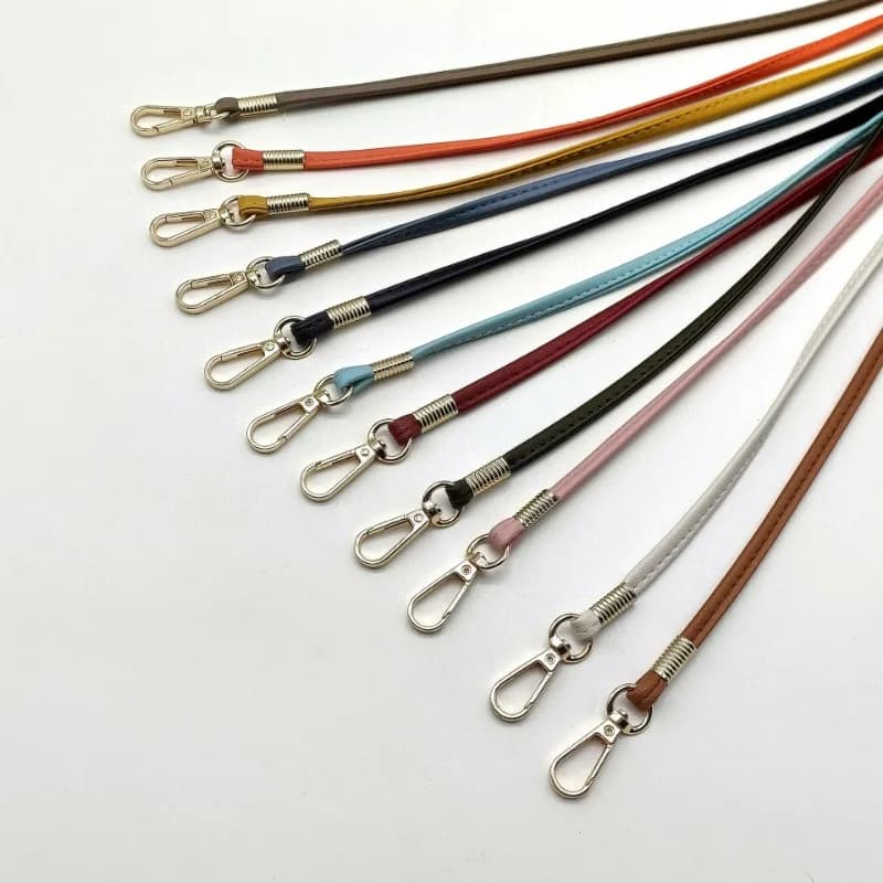 1.2 متر بولي Leather حقيبة جلدية حزام رسول الجلود حزام الكتف الحبل إكسسوارات الأمتعة متعدد الألوان استبدال حزام بالجملة - 4