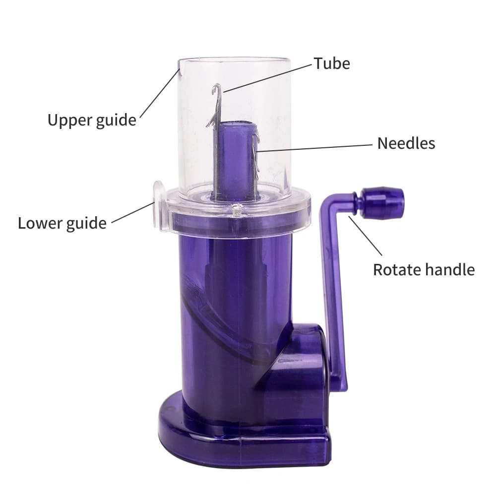 المحمولة آلة الحياكة اليدوية الزينة تلوح في الأفق مع كرنك اليد اكسسوارات اليد محبوك مضفر DIY بها بنفسك البلوزات والأوشحة - 6