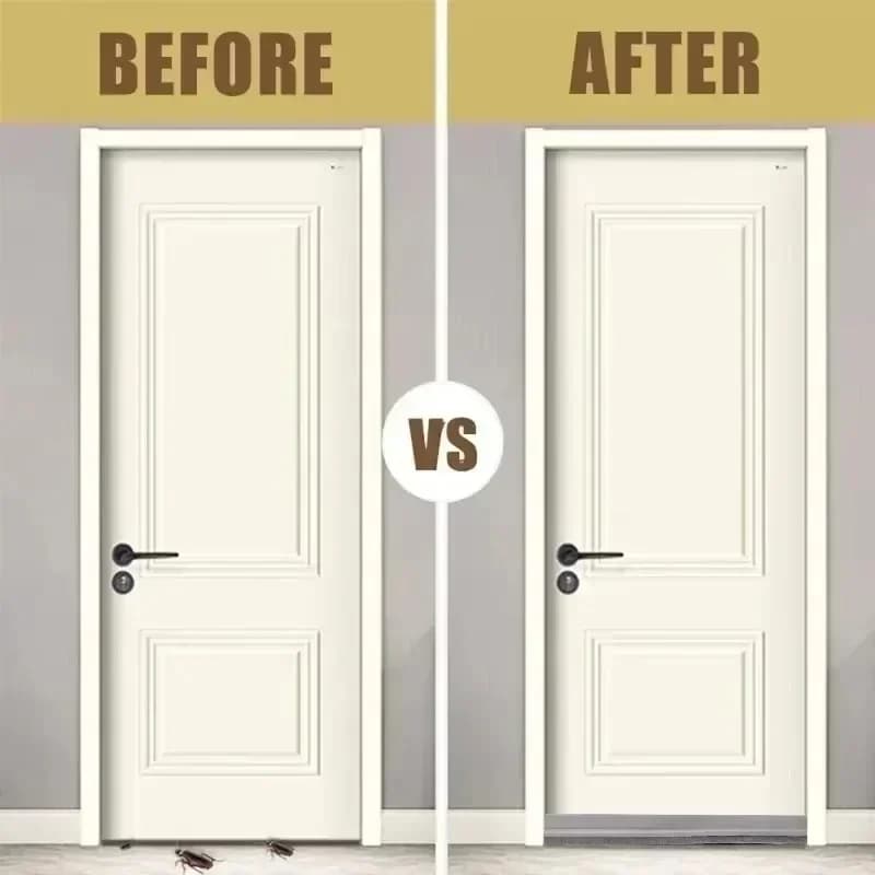Door Sealing Strip Self-adhesive Door Bottom Gap Filling Sealing Strips Insect Proof Brush Strip Windproof Soundproof Door Tape - 4