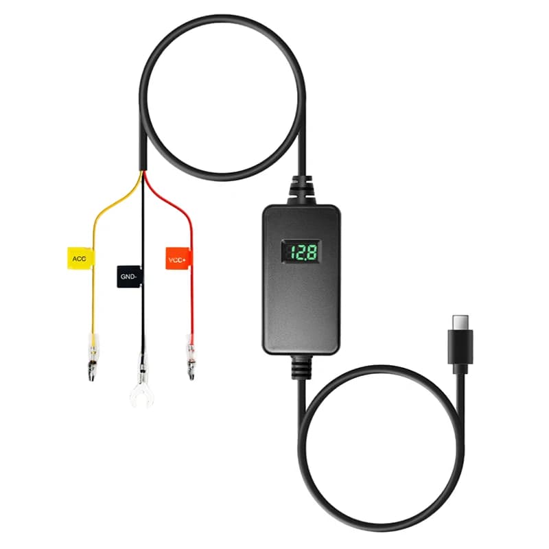 مجموعة توصيل كهربائي قابلة للتعديل 70mai UP06، مجموعة توصيل كهربائي 70mai UP03، واجهة Type-C مراقبة مواقف السيارات 24 ساعة 70mai UP03 70mai UP06 - 2