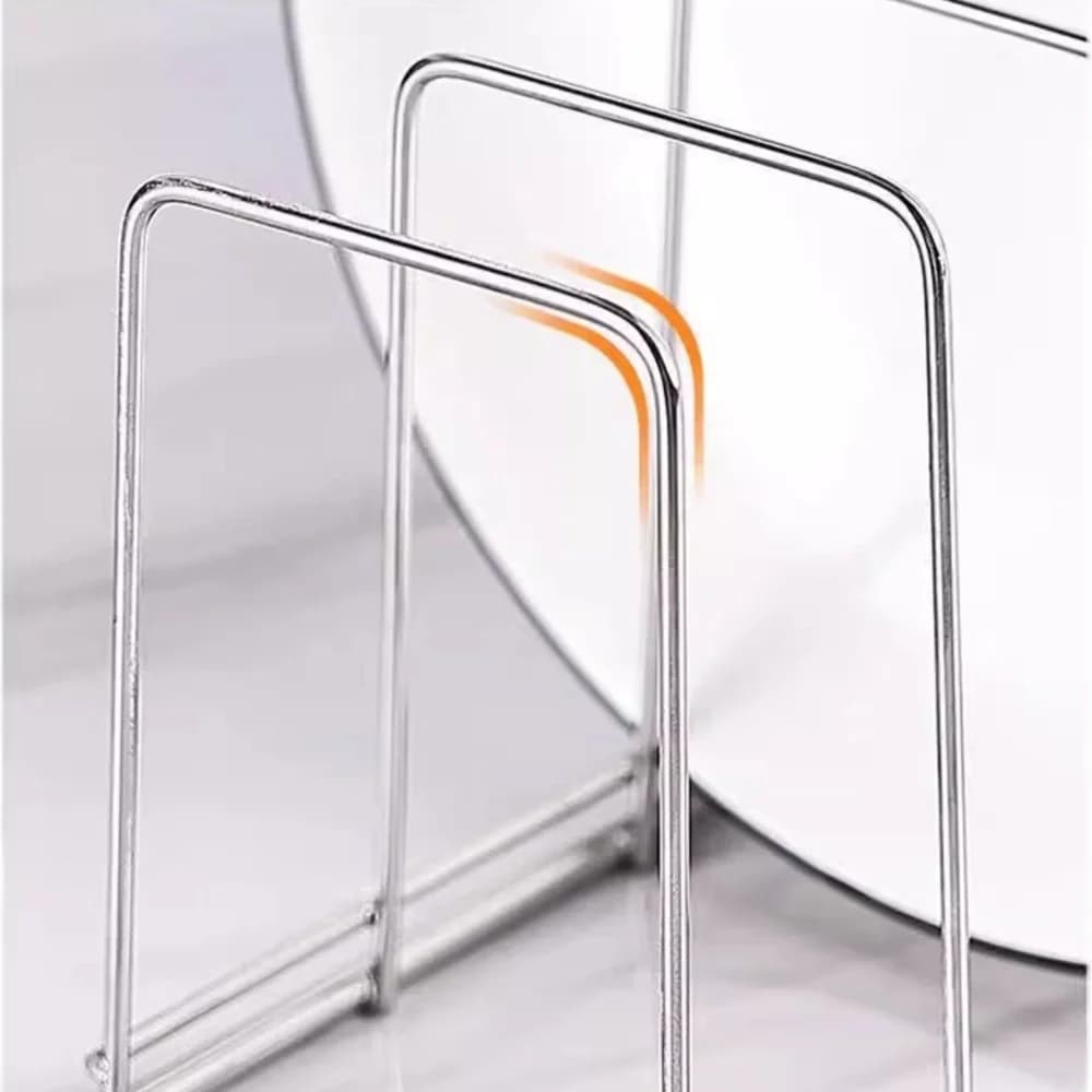 1-5 قطع رف تجفيف أطباق من الفولاذ المقاوم للصدأ منظم تخزين المطبخ للأطباق الأوعية الكؤوس رف تصريف توفير المساحة - 4