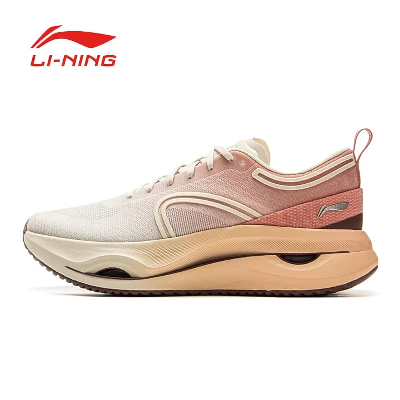 Li Ning Jinghong Running Shoes for Women, Comfortable, Lightweight Support, Rebound Fitness Training Shoes