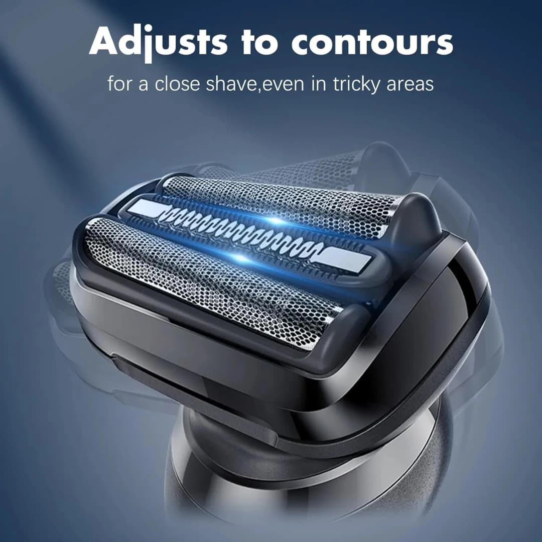 53B Replacement Head Compatible with Braun Series 5/6 Electric Shaver Razor 5018s, 5020s, 5031s, 5050cs, 6020s, 6072cc,Black - 3