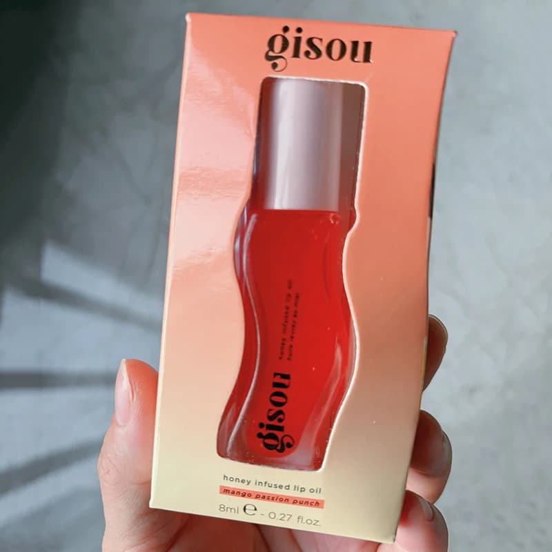 Gisou INS Popular Moisturizing Lip Balm Original Lip Oil Care of the Lip Benetitnt for Lips Plumping Exfoliating Cherry Gloss - 6