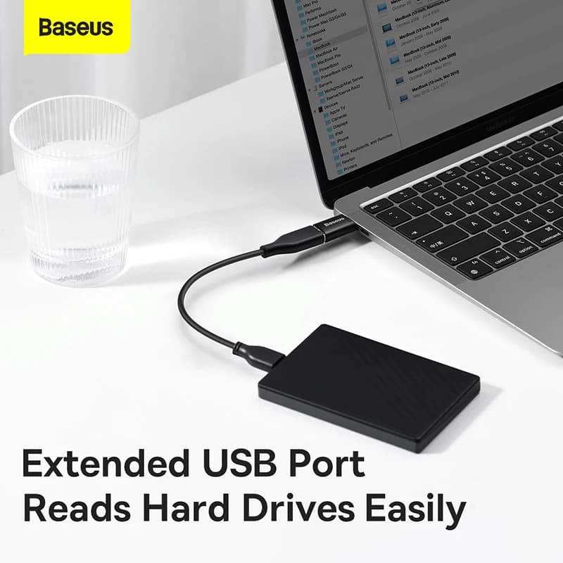 Baseus USB 3.1 OTG Adapter Type-C to USB-A  USBC Type C Female Converter For Macbook Xiaomi Huawei Samsung 10Gbps Data OTG Adapt - 4