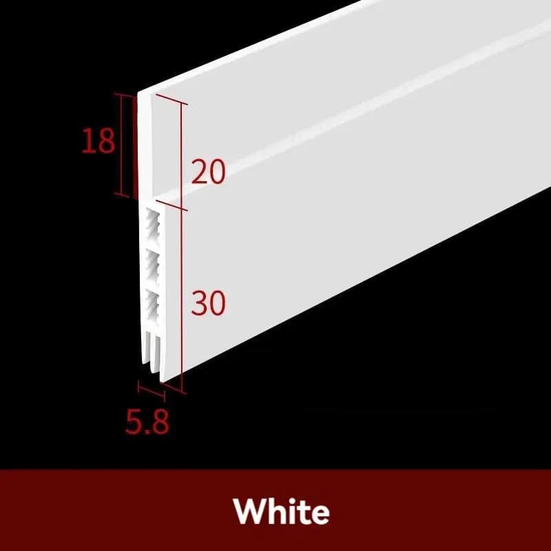 شريط ختم باب سفلي ذاتي اللصق، عزل الصوت، مقاوم للرياح، عزل مسامي - 5