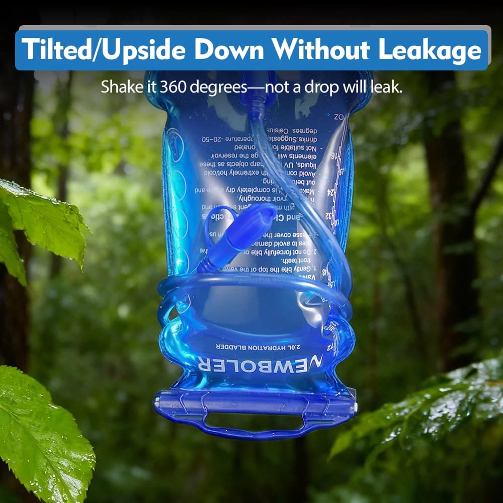 NEWBOLER Water Bag Reservoir Water Replenishment Bag Storage Bag without Bisphenol  1L 1.5L 2L 3L Running Sports Tank Backpack - 5