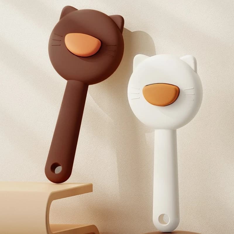 Cat Hair Remover Brush Cat Dog Hair Grooming Brush Massage Open Knot Hairs Cleaning Bath Brush Pet Supplies - 3