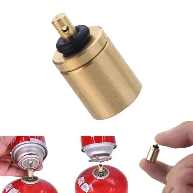1-12pcs Gas Refill Adapter Filling Butane Canister Outdoor camping stove Cylinder Gas Tank Burner Accessories Inflation Valve - 2