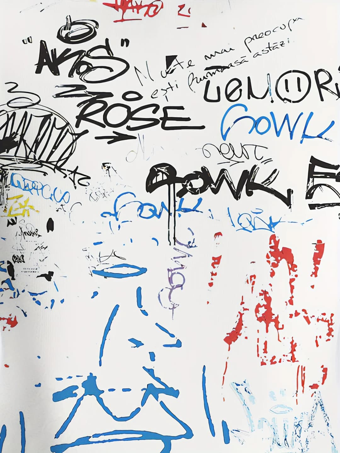 Hot selling men's autumn fashion personalized graffiti print soft and comfortable hooded sweatshirt outdoor urban high street to - 5