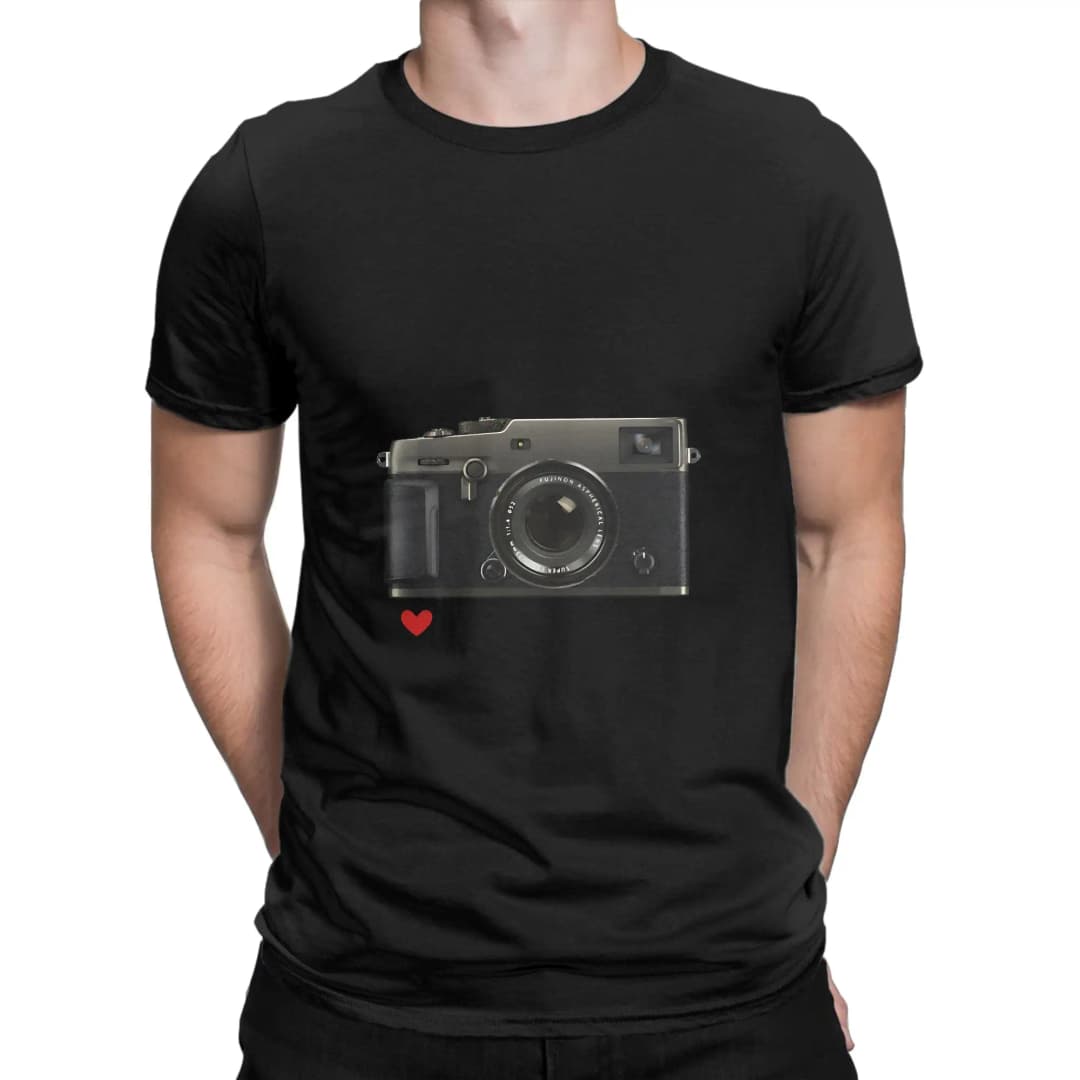 X Pro3 Shooter Film Sim JPG  Soul Funny 100% Cotton T-Shirt Fujifilm Tops Tees For Men
