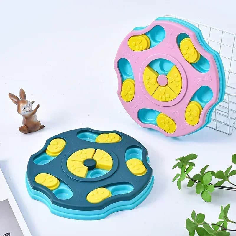 Dog Puzzle Toys Slow Feeder Interactive Increase Puppy IQ Food Dispenser Slowly Eating NonSlip Bowl Pet Cat Dogs Training Game - 2