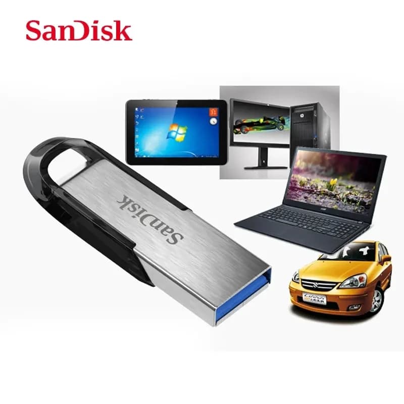 SanDisk USB 3.0 Pendrive 64gb 128gb 32gb Usb Flash Drive Stick Flash Memory Stick Minions 512G UDisk Key Usb 256GB Memory For PC - 3