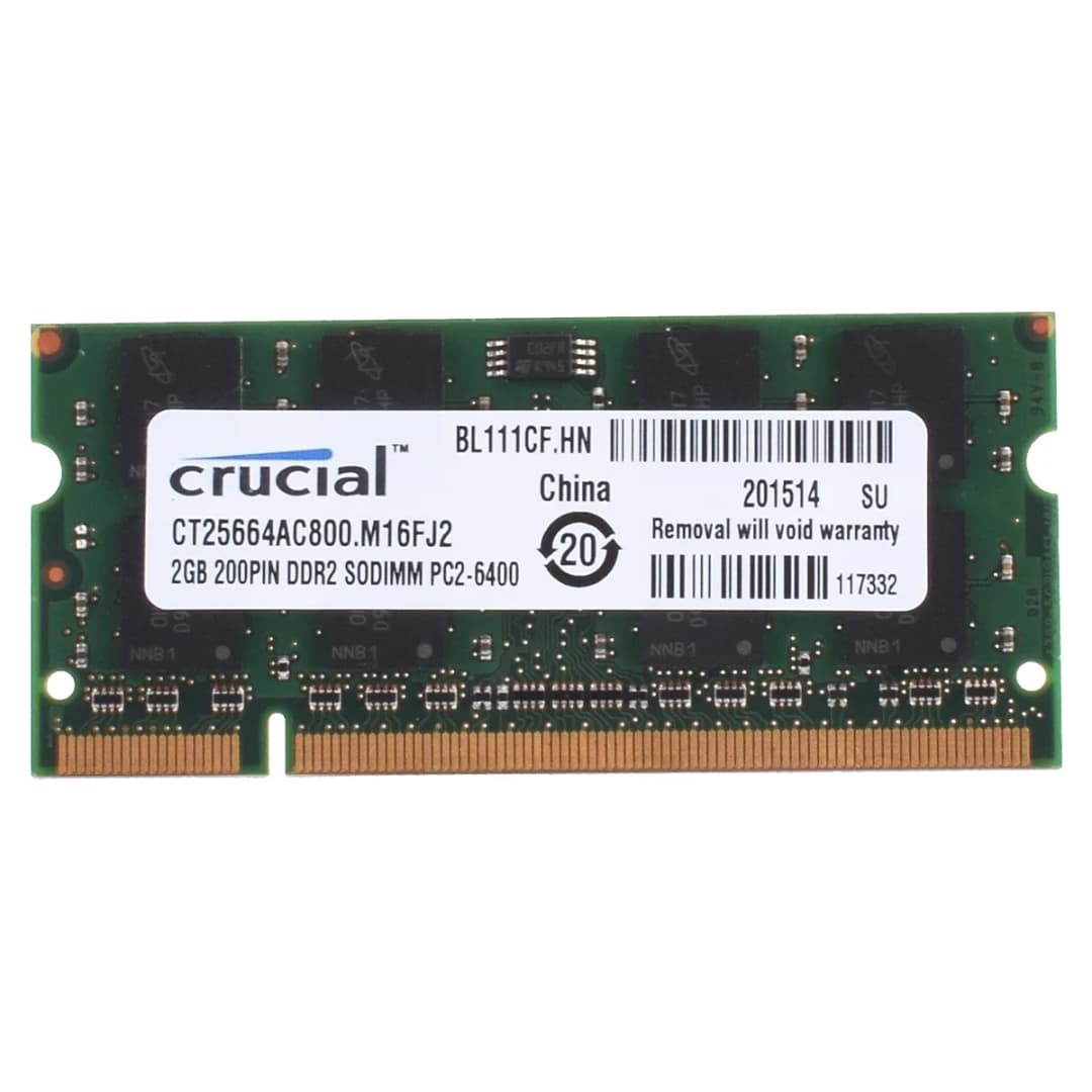 Crucial Memory SODIMM RAM Laptop DDR2 DDR3 2GB 4GB 8GB 667Mhz 800MHz 1333MHz 1600MHz 1866MHz SODIMM Ram 1.5V 1.8V for Notebook - 2