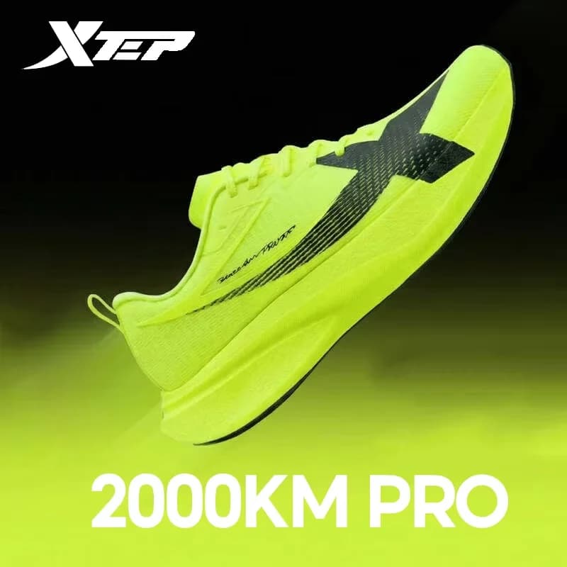 أحذية الجري للرجال XTEP 2000km PRO ربيع 2026 ناعمة متينة ثابتة مريحة خفيفة الوزن حذاء رياضي رجالي 874219110026