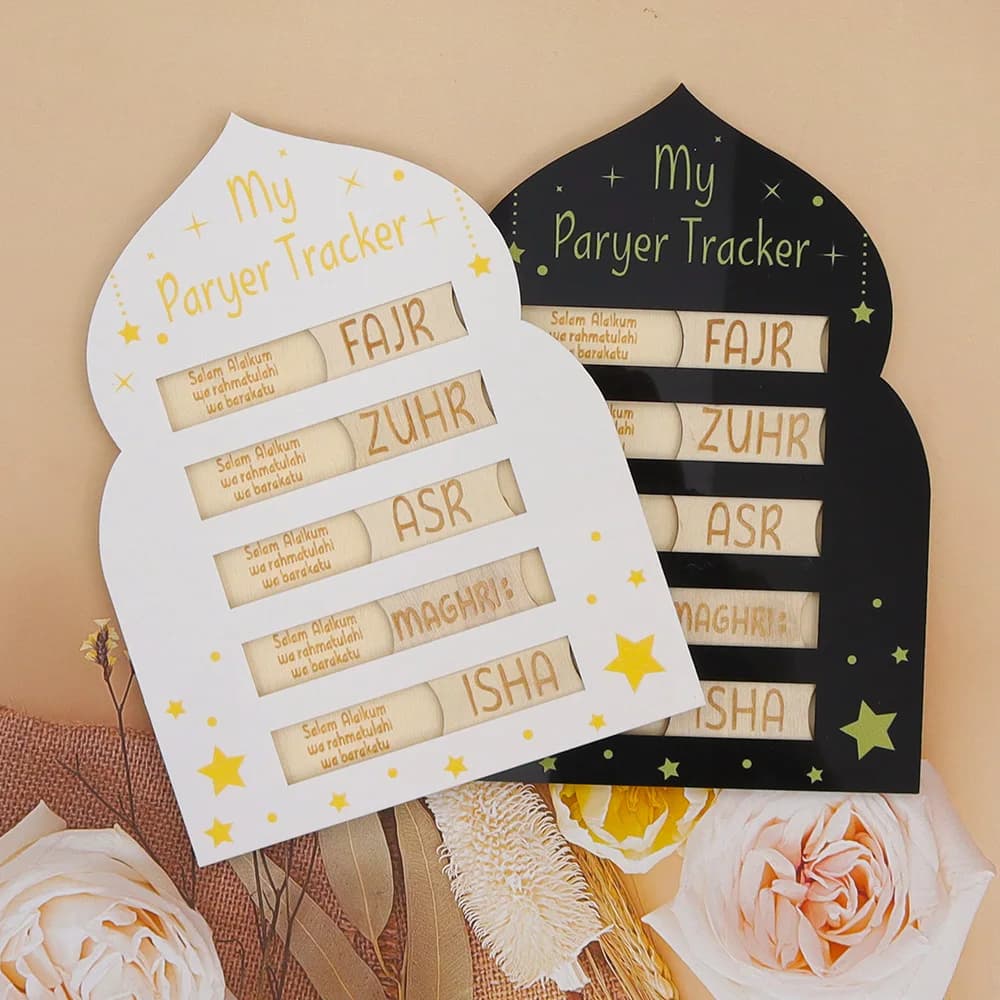 Ramadan Decor Kids Prayer Tracker Islamic Prayer Chart 5 Daily Kids Prayer Tracker