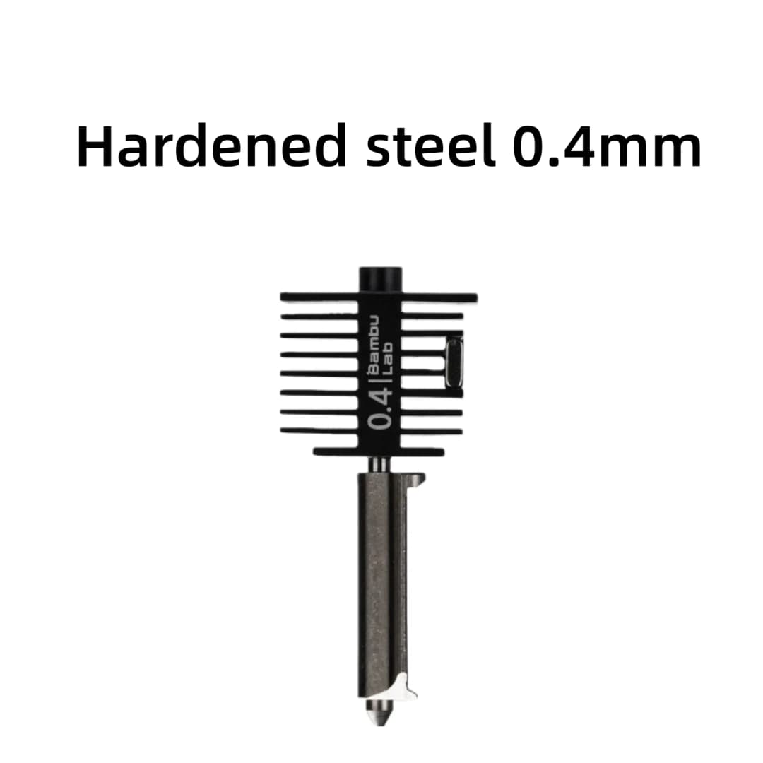 Official Bambu Lab A1/A1 Mini Multi-Size Hotend Kit | 0.4mm Hardened Steel Nozzle Set Standard Flow Hot End Upgrade Assembly - 4