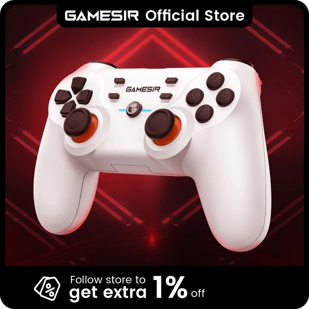 GameSir T3s Bluetooth 5.0 Wireless Gamepad Switch Game Controller for Nintendo Switch Android Smartphone Apple iPhone and PC