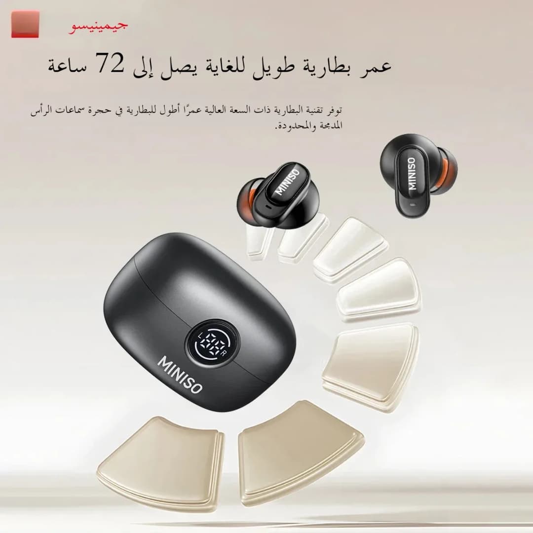 MINISO MS105 Bluetooth Earphone In-Ear Earbuds Soft Earbuds Wireless Headphones Waterproof IPX5 - 2