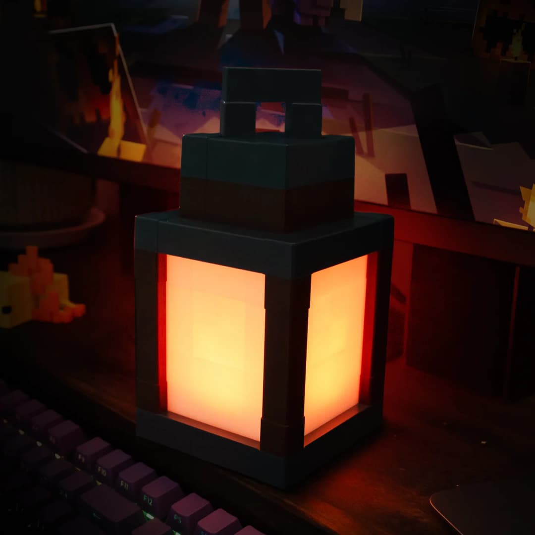 Pixel Style Night Light Portable Lantern Tabletop Ornament 16 Colors Lantern DIY Interior Decoration Festival Atmosphere Light - 6