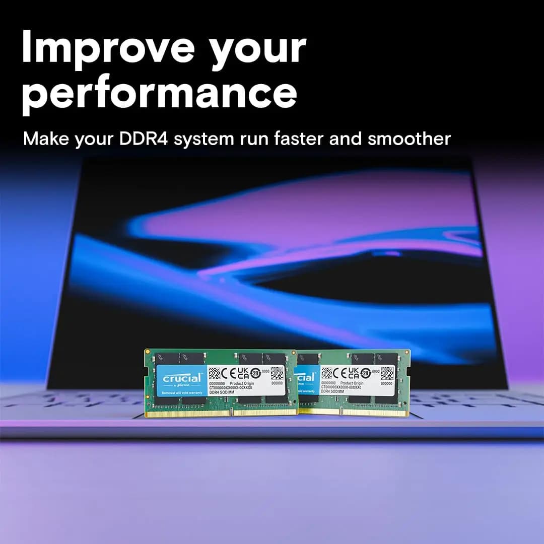Crucial Memoria DDR4 4GB 32GB 16GB 8GB  3200MHz 2400MHz 2666MHz Laptop Ram SODIMM Notebook Memory for Intel &AMD 1.2V 260PIN - 4