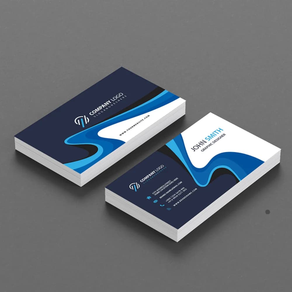 100PCS custom logo color double-sided small BUSINESS CARD thank you card gift card 300gmg paper 9x5.4cm - 2