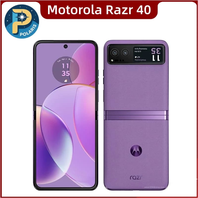 موتورولا موتو رازر 40 5G (2023) XT2323 أصلي ذاكرة 8GB+128GB شريحة+eSim شبه جديد مفتوح هاتف ذكي قابل للطي