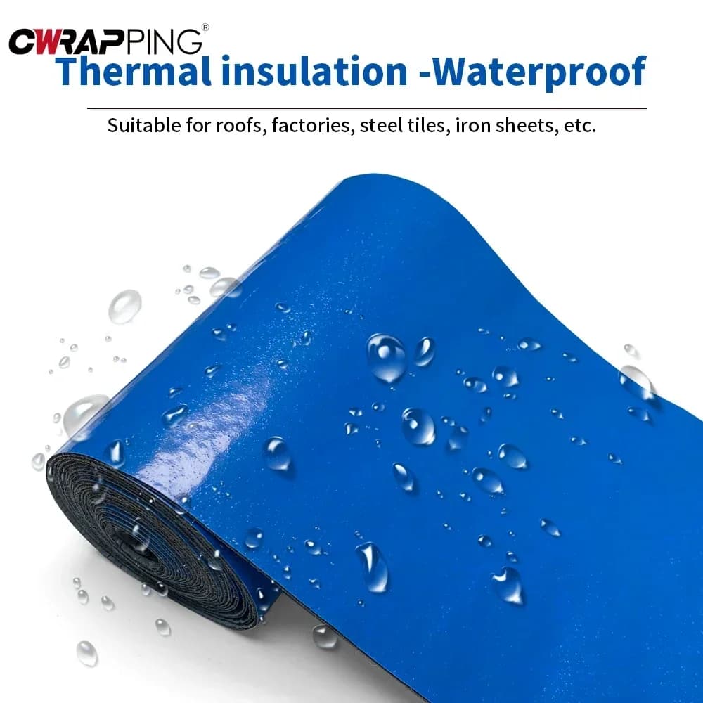 مقاوم للماء شريط لاصق ذاتي إصلاح تسرب السقف لزج ختم الكراك المقاومة العزل الحراري تجديد للمنزل - 2