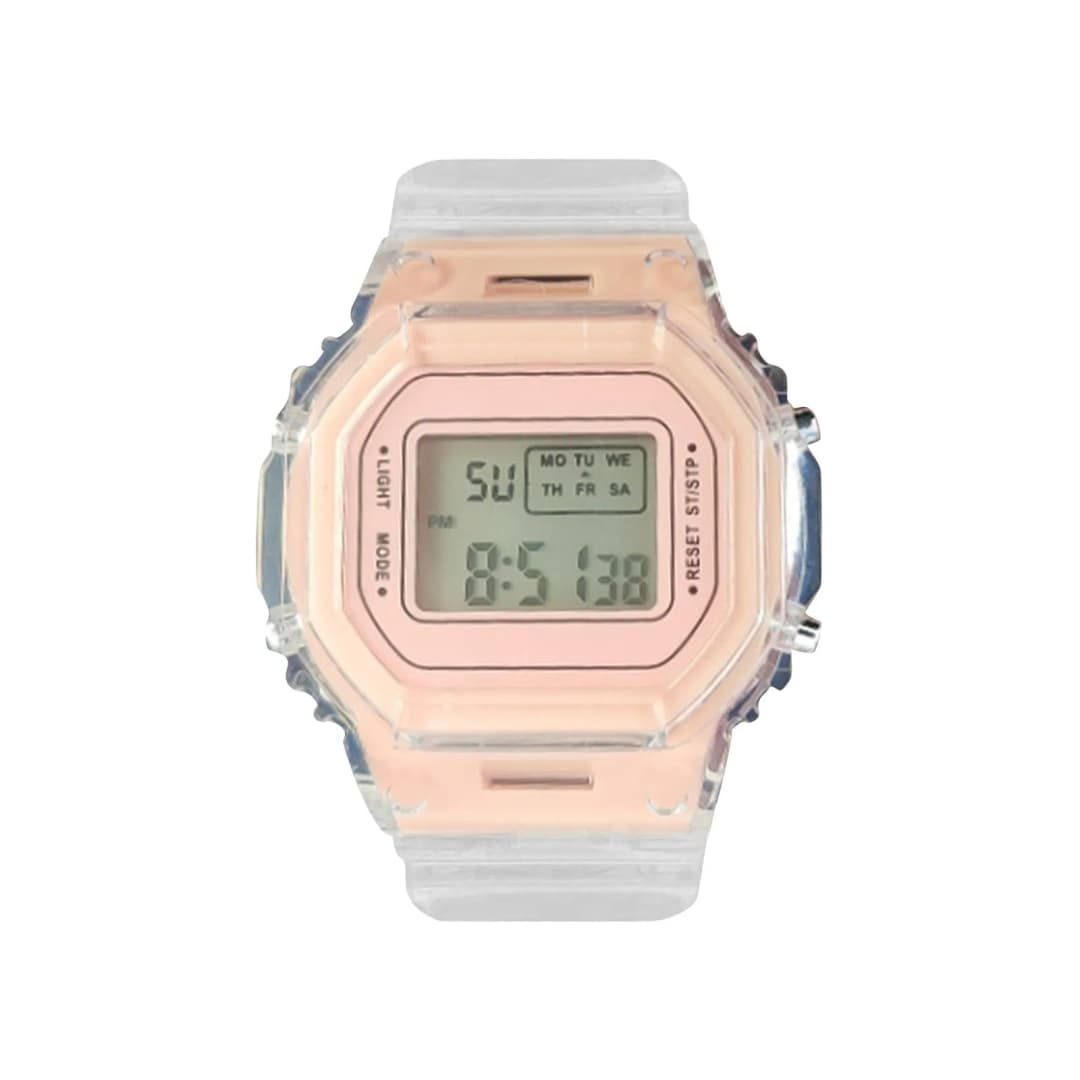 ساعات موضة للرجال والنساء شفافة رقمية رياضية هدية للعشاق ساعة معصم للأطفال ساعة نسائية مواصفات - 6