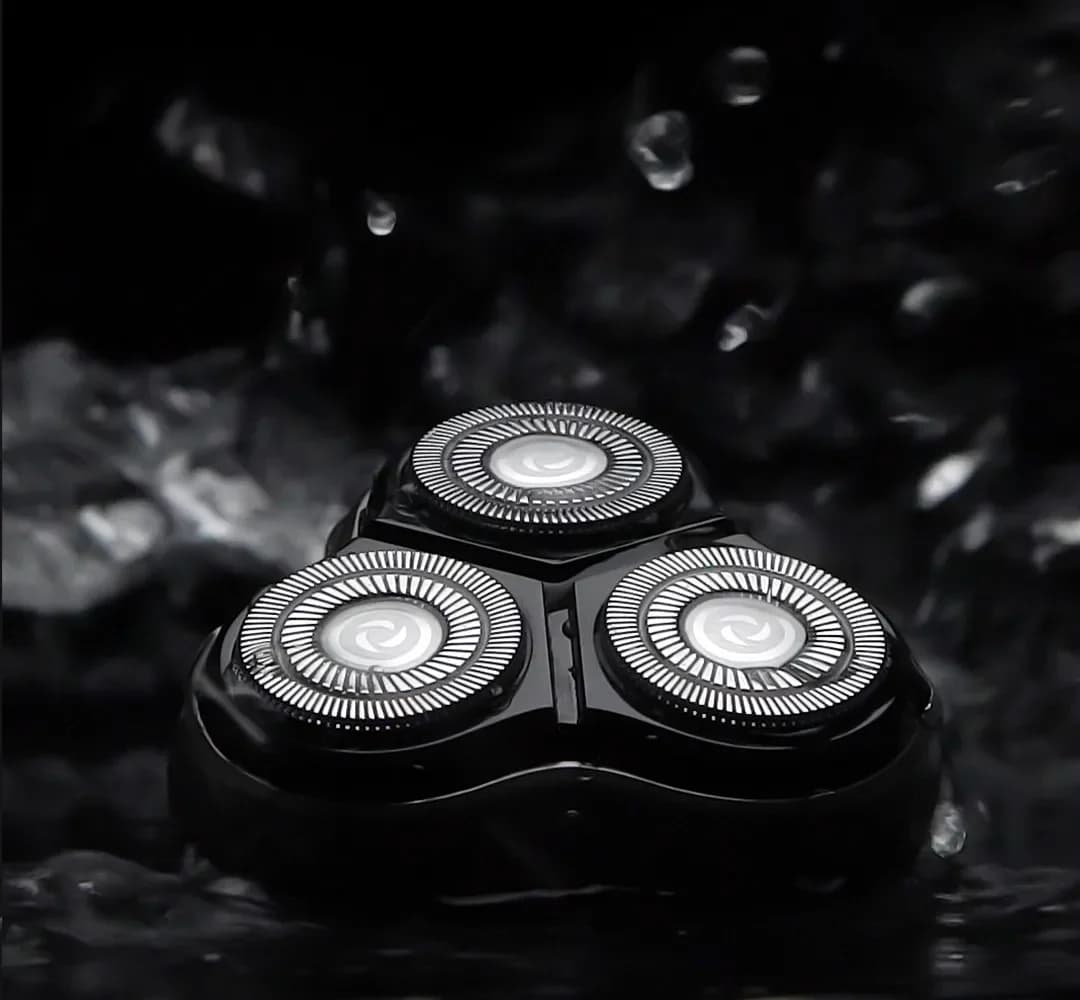 رأس شفرة حلاقة بديل ENCHEN BR-3 BlackStone 3 الأصلي 3D عائم مقاوم للماء للاستخدام التنظيفي للرجال - 2