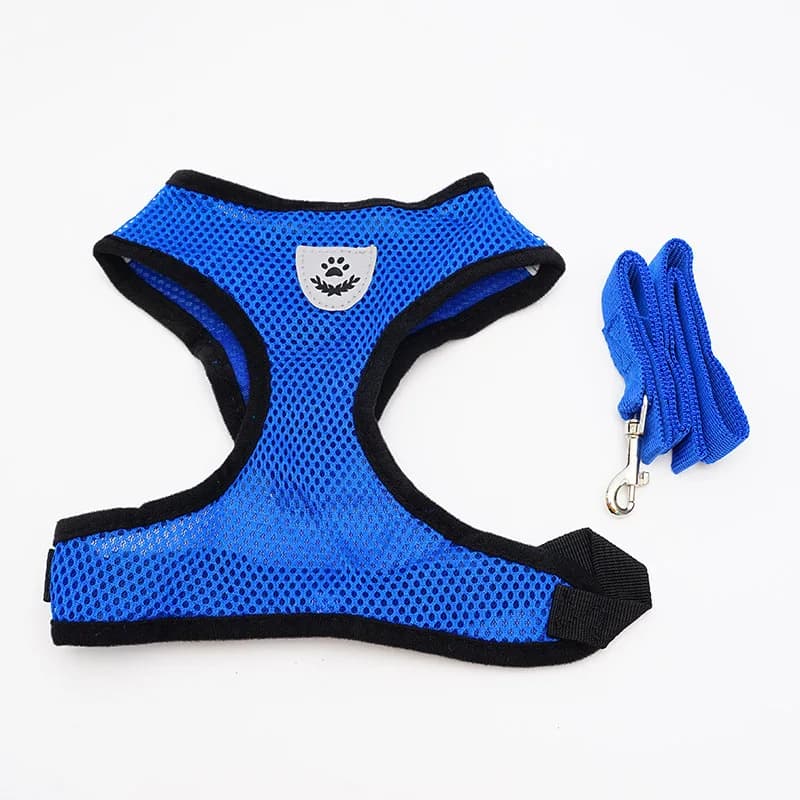 Breathable Mesh Cat Small Dog Harness And Leash Kitten Cats Harnesses Little Dog Puppy Harness For French Bulldog Chihuahua Pug - 4