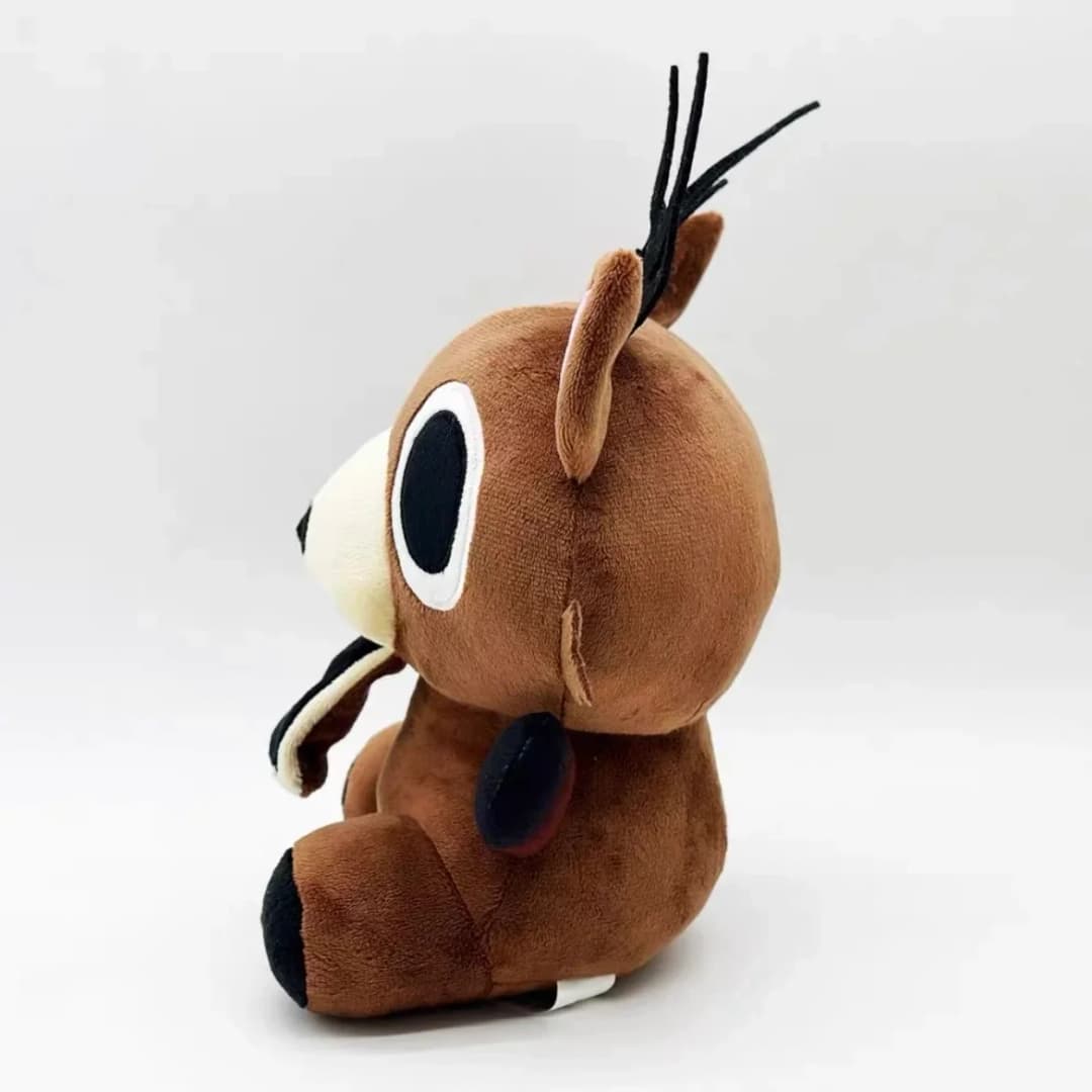 Forest Survival 99 Nights Brown Elk Deer White Owl Plush Doll Stuffed Animal Soft Pillow Kids Gift Game Merchandise - 4