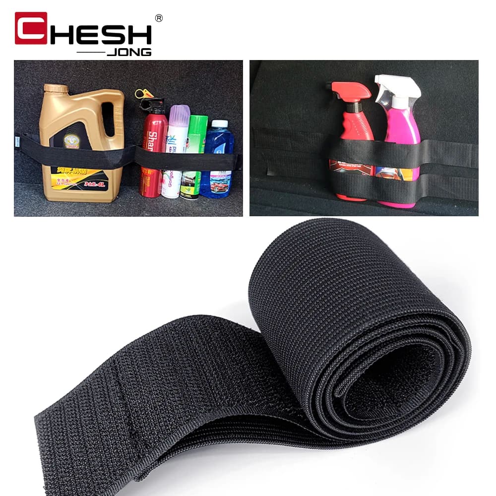 Car Trunk Organizer Black Magic Tapes Car Accessries Fixing Belt Storage Bag Tapes Fixed Auto Interior Storage and Organization - 4