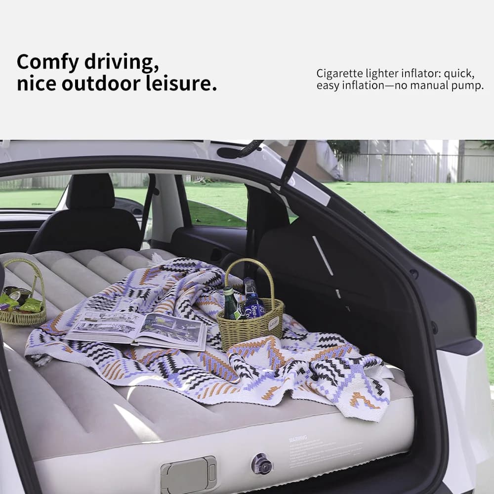 YZ For Tesla Model Y Juniper 2021-2026 Mattress  Automobile Self-Inflating Mattress Travel Mattress Inflatable Camping Mattress - 6