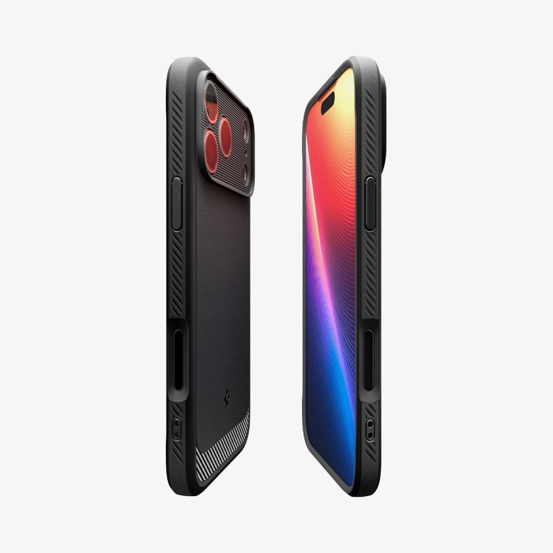 Spigen Rugged Armor Magnetic Case Simple Shockproof Magnetic Cover Compatible for iPhone 17 Pro Max air - 2